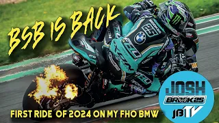 We’re back! BSB testing & the first ride on my 2024 FHO BMW M1000RR