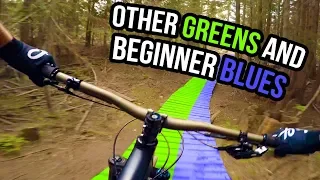 Other Green Trails and Beginner Blue Trails in Whistler Bike Park