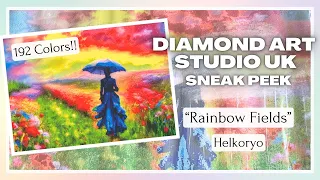 Sneak Peek! MAX Color "Rainbow Fields" from Diamond Art Studio UK and artist Helkoryo 🌈