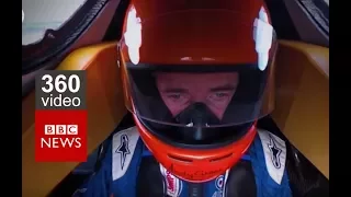 Bloodhound: Ride with Driver Andy Green in 360 Video - BBC News