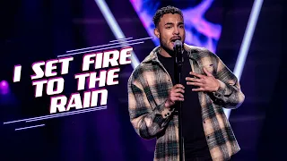 Samuel - 'I Set Fire To The Rain' | The Blind Auditions | The Voice van Vlaanderen | VTM