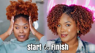 Wash Day Routine for Damaged Natural Hair! | GRWM Hair & Makeup