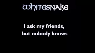 Whitesnake - Love Ain't No Stranger - Lyrics (HD)