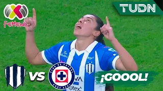 ¡Doblete y GOLAZO DE MARTÍNEZ! | Monterrey 3-0 Cruz Azul | Liga Mx Femenil-CL2024 J5 | TUDN