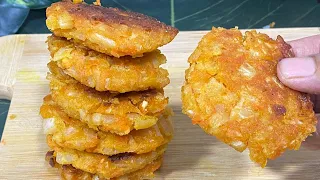 These cabbage patties are better than meat! Easy family recipe in 5 minutes! (Vegan)