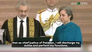 Justice Qazi Faez Isa sworn in as 29th chief justice of Pakistan