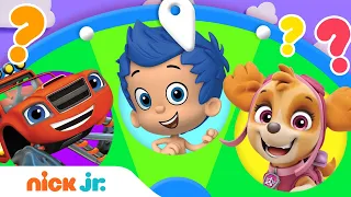 Spin the Wheel of Earth Day Friends! 🌎 w/ PAW Patrol, Bubble Guppies & More #38 | Nick Jr.