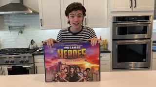 Making Waffles with my, We Can Be Heroes gift from Netflix.