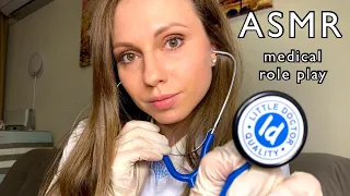 АСМР Врач на дом👩‍⚕️Медицинский осмотр🔦Ролевая игра | ASMR Medical role play💊Doctor🩺