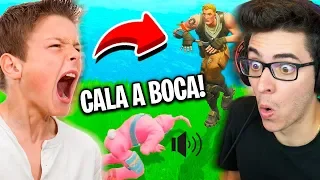 ENCONTREI UMA CRIANÇA E ELA FOI GROSSA COMIGO!! Fortnite: Battle Royale