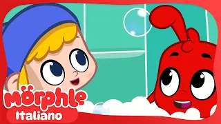 Morphle fa il bagno | Morphle | Moonbug Kids - Cartoni Animati