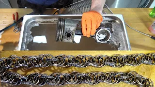 Ultraäänipesuri verstaalla | Ultrasonic Cleaner in Workshop Use