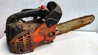 Talented Mechanic Completely Restores Rusty Old Chainsaw  Complete // Chainsaw Restoration Project