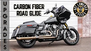 2019 Harley Road Glide Upgrades - Carbon Fiber, HPI Exhaust, Kraus Handlebars, Ohlins and More!