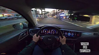 After Work Chill Driving Rome Street POV