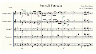 Funiculi Funicula by  Luigi Denza // Brass Quintet Sheet Music