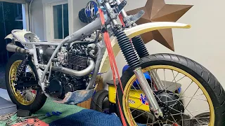 1976 Yamaha XT500 Ebay Special build from start to still not finished