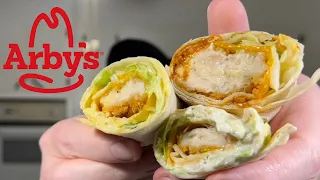 All 3 of Arby’s NEW chicken wrap review