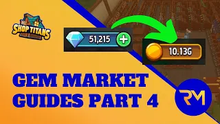 Gem Market Guide Pt.4 -Transferring Gems to Gold - Shop Titans