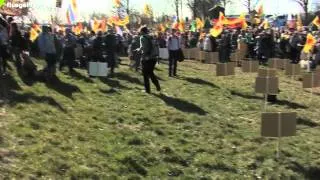 "Fukushima out of Control", Neckarwestheim, Germany, 9.3.14: Protest March