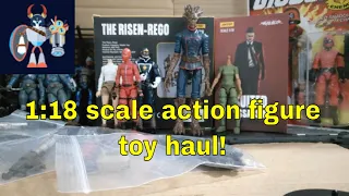 Toy Haul - Fortnite, Marauder Task Force, Planet Green Valley, JoyToy, Acid Rain World, 1:18 scale