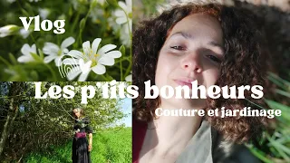 VLOG #4 bye bye Avril ! Couture et jardinage, lectures, journal intime de créatrice