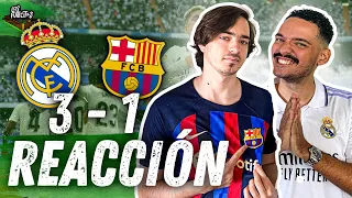 REACCIONANDO AL CLASICO REAL MADRID 3 - 1 BARCELONA l Con Amigos y Sorpresa...