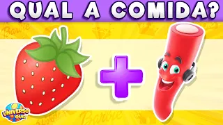 Adivinhe as COMIDAS pelos EMOJIS | Desafio: Comidas e Bebidas pelos Elementos