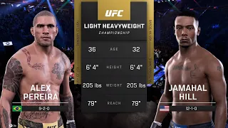 UFC 5 Gameplay Alex Pereira vs Jamahal Hill