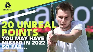 20 Unreal Tennis Points You May Have Missed In 2022 So Far...