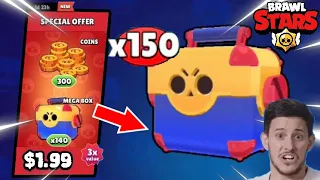 140 MEGA BOX for 1.99$ ?! OFFER GLITCH in the SHOP ! Brawl Stars