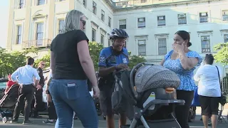 Connecticut police officers join the community in National Night Out