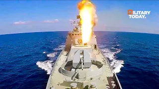 Shocked NATO !! Russian Navy Power 2023 Destroyed Target With New Missile