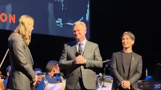 Oppenheimer Live Intro by Christopher Nolan, Ludwig Göransson and Cillian Murphy at UCLA 1/10/24