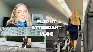 FLIGHT ATTENDANT VLOG// TWO NEW LAYOVERS!!