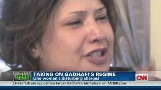 CNN: A Libyan woman alleges rape by Gadhafi forces