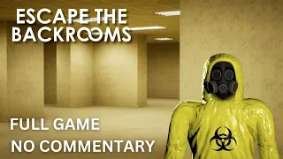 Escape The Backrooms (Full Game 100%) Solo (No Commentary)