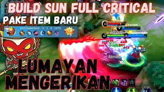 SUN Full Critical Pake Item Baru Lumayan Ngeri