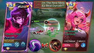 DYRROTH VS NEW META CiCi WHO IS THE STRONGEST FIGHTER? (EXPLAINED TUTORIAL) BEST BUILD🔥