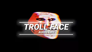 Troll Face Audio Edit | Troll face Black screen template