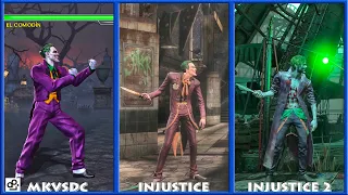 DC Universe MKVSDC Injustice THE JOKER Graphic Evolution 2008-2017 | XBOX360 PS4 |