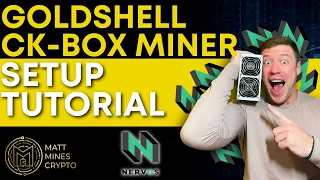 How to Setup Your Goldshell CK-Box Miner: Tutorial