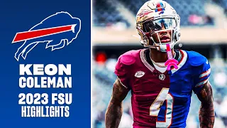 Keon Coleman's Best Plays of 2023 (FSU WR) | Buffalo Bills Highlights