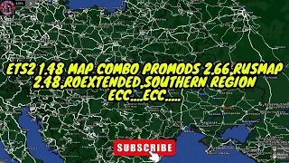 ETS 2 1.48 MAP COMBO PROMODS 2.66,RUSMAP 2..48,ROEXTENDED AND MORE....