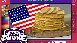 Incredibly realistic Pancake drawn in gartic phone (3 hours)