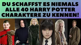 Harry Potter Quiz | Es ist UNMÖGLICH diese 40 Charaktere alle beim Namen zu kennen!