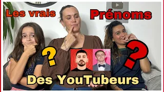 Le vrai noms des youtubeur #nomyoutubeur #merefille #lasweety #humour