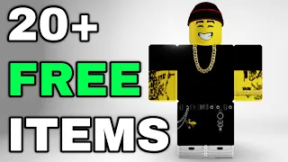 20 FREE Black Items ROBLOX! (2023)