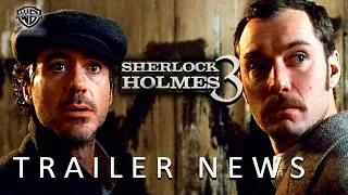 SHERLOCK HOLMES 3 Trailer News (2021) [HD] | Robert Downey Jr.  Warner Movie.