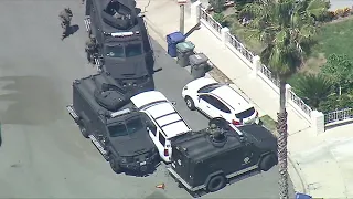 Video: 5-hour standoff ends after deputies flush suspect out with tear gas in Canyon Country